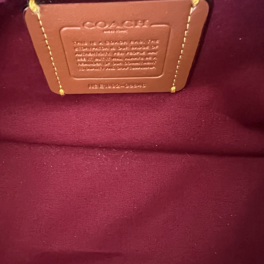 COACH Dreamer Signature Canvas with Snake Skin Detail Shoulder Bag 38846 - Picture 11 of 15